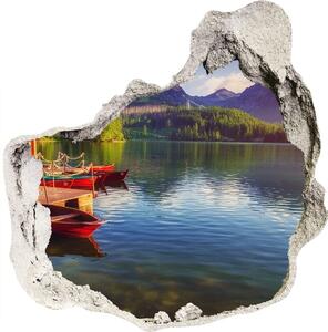 Fototapeta diera na stenu 3D nálepka Jazero v horách