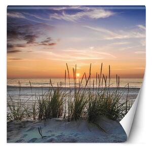 Fototapeta Dovolenka krajina - more, duny, pláž, západ slnka Materiál: Vliesová, Rozmery: 100 x 100 cm