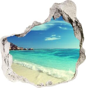 Fototapeta diera na stenu 3D Seychelles beach nd-p-188699214