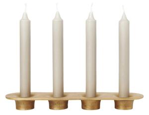Ferm Living Svietnik Soothe 4, brass