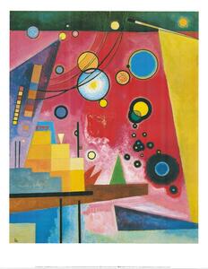 Umelecká tlač Heavy Red, Wassily Kandinsky