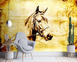 Fototapeta Náčrt koňa Materiál: Vliesová, Rozmery: 200 x 140 cm