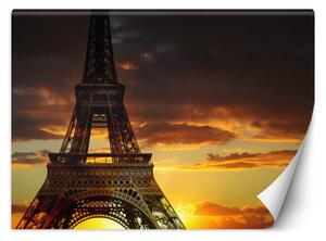 Fototapeta Eiffelova veža pri západe slnka Materiál: Vliesová, Rozmery: 200 x 140 cm