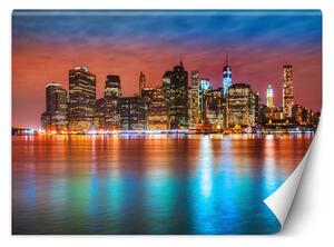 Fototapeta Manhattan v noci Materiál: Vliesová, Rozmery: 200 x 140 cm