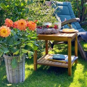 Záhradný stolík akácie 45x45cm