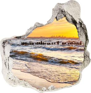 Samolepiaca diera na stenu Sunset beach nd-p-67409606