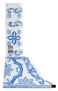 SMEG Dolce&Gabbana odsávač pár KT90DGM biela/modrá + 5 ročná záruka zdarma