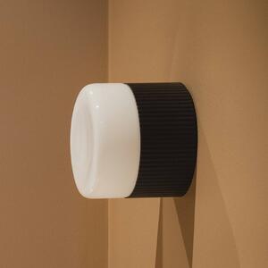 Globen Lighting – nástenné svetlo do kúpeľne Hubble 12, čierna, Ø 12 cm, Čierna, Kúpeľňa, kov, Škandinávsky, Závesné svietidlo