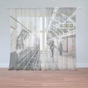 Sablio Záclony Stanica metra: 2ks 150x250cm