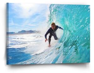 Sablio Obraz surfista na vlne - 60x40 cm