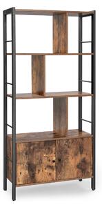 REGÁL NA ŠANÓNY, hnedá, čierna, 74/154,5/30 cm Boxxx - Online Only kancelárie, Online Only