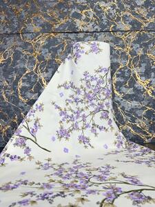 Ervi bavlna š.240cm - kvitnúce fialový strom - 12885-1, metráž