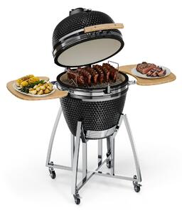 Klarstein Kingsize, kamado gril, keramický, 21", údenie, pomalé pečenie, nehrdzavejúca oceľ