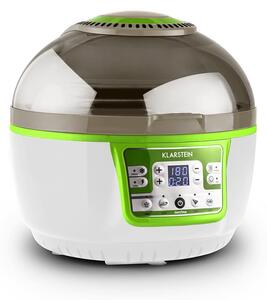 Klarstein VitAir Turbo, teplovzdušná fritéza, 1400 W, 10 l, zeleno-biela