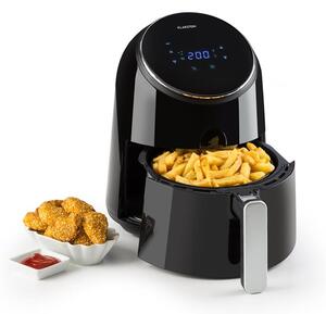 Klarstein AirVital, teplovzdušná fritéza, 1300 W, 2,5 l, nepriľnavý povrch CeraPlus, dotykové ovládanie, čierna