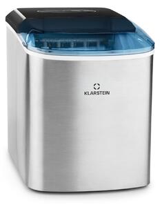 Klarstein On-The-Rocks, výrobník ľadu, 12 kg/24 h, nádrž 2,1 l, LED, nehrdzavejúca oceľ, čierny