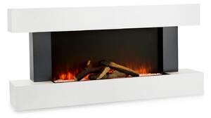 Klarstein Studio Light & Fire 1, elektrický krb, 1000/2000 W, MDF, diaľkové ovládanie, biely