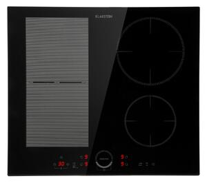 Klarstein Delicatessa 60 Hybrid, vstavaná indukčná varná doska, 7000 W, 4 zóny, čierna