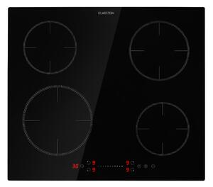 Klarstein Virtuosa EcoAdapt, indukčná varná doska, 7200 W, 4 zóny, sklo, čierna