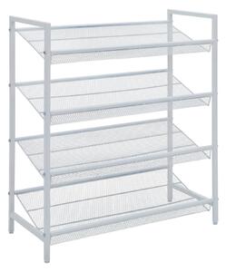 REGÁL NA TOPÁNKY, biela, 63/71.5/30 cm Boxxx - Online Only drobný nábytok, Online Only