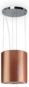 Klarstein Barett, digestor, 35 cm, ostrovčekový, 522 m³/h, LED, filter s aktívnym uhlím, medený