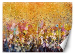 Fototapeta Lúka s kvetmi, farebná abstrakcia Materiál: Vliesová, Rozmery: 200 x 140 cm
