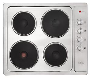 Klarstein Appetito 4 elektrická varná doska 4 platne 6 stupňov 5500 watt nehrdzavejúca oceľ
