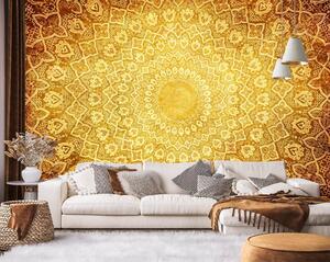 Fototapeta Orientálna zlatá mandala Materiál: Vliesová, Veľkosť: 100 x 70 cm