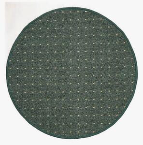 Condor Carpets , Kusový koberec Udinese zelený kruh, 57x57 (priemer) kruh, zelená, chodba / predsieň