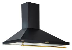 Klarstein Montblanc 90, digestor, 90 cm, nástenný, 599m³/h, LED, lišta, biely