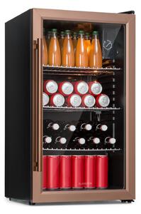Klarstein Beersafe XXL, chladnička, 80 l, 3 police, energet. trieda E, panoramatické sklenené dvierka