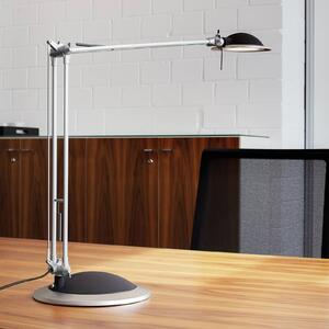 LED stolová lampa MAULbusiness, hliník, výška 50 cm