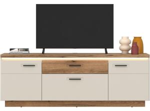 SKRINKA POD TV, farba duba, kašmírová, 180/64,4/44,6 cm Hom`in - TV nábytok