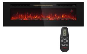 Klarstein Galeras 152, elektrický nástenný krb, 1800 W, LED