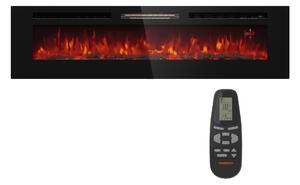 Klarstein Galeras 178, elektrický nástenný krb, 1800 W, LED