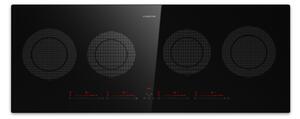 Klarstein Masterzone Slim Round, indukčná varná doska, max. 7200 W, vstavaná, 4 zóny