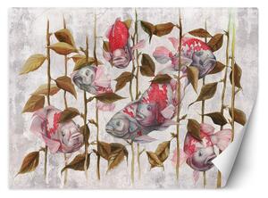 Fototapeta Červené ryby - japonský koi kapor Materiál: Vliesová, Rozmery: 200 x 140 cm
