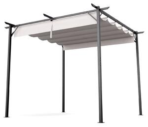 Blumfeldt Pantheon Robust, pergola, 3 x 3 m, práškovo lakovaná oceľ, odolná voči poveternostným vplyvom