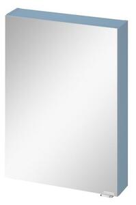 Cersanit Larga, závesná zrkadlová skrinka 80x60x16 cm, modrá matná, S932-017