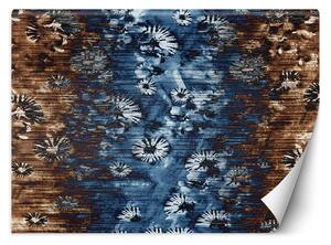 Fototapeta Modrá tapiséria, vintage vzor Materiál: Vliesová, Veľkosť: 100 x 70 cm