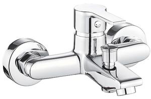 Invena Bralos, nástenná vaňová batéria, chrómová, INV-BW-07-001-A