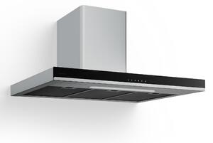 Klarstein Verosteel digestor, Elegantný, minimalistický, výkonný, Energetická trieda A, 881,6 m³/h, 90 cm