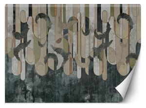Fototapeta Rastlinná abstrakcia v zemitých farbách Materiál: Vliesová, Rozmery: 200 x 140 cm