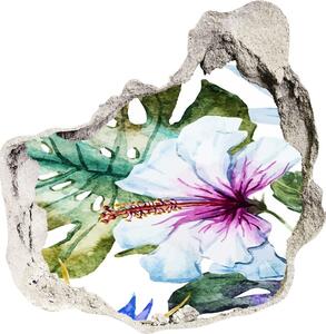 Diera 3D fototapety nálepka Havajské kvety nd-p-83808650