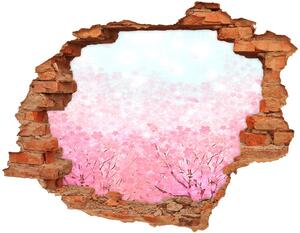 Foto fotografie diera na stenu Čerešňové kvety
