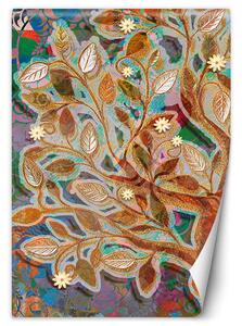 Fototapeta Zlatý magický strom Materiál: Vliesová, Rozmery: 100 x 140 cm