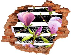 Nálepka 3D diera na stenu Magnolia bary nd-c-114053515
