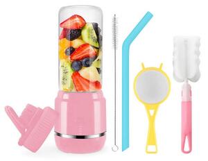 Prenostný mixer, smoothies s baterkou HD-04 pink