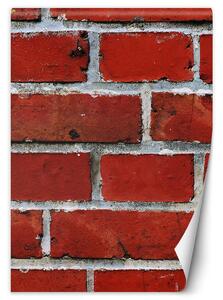 Fototapeta Červená tehla detailne Materiál: Vliesová, Rozmery: 100 x 140 cm