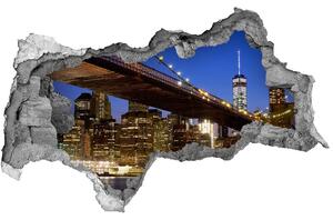 Fototapeta diera na stenu Manhattan new york city